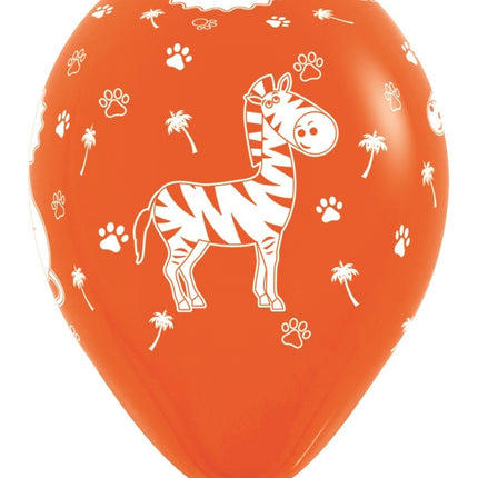 Globos Jungle Animals Mix 30cm 25pcs