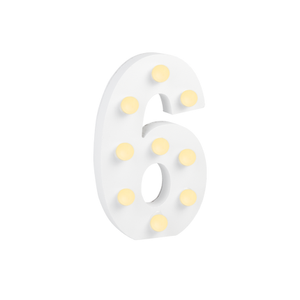 Figura de 6 luces 16,5 cm
