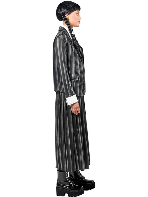Disfraz de Halloween Miércoles Uniforme Addams