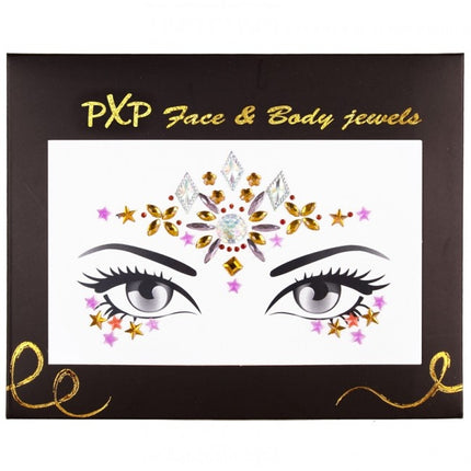 PXP Pegatina Cara Joyas Princesa Estrella