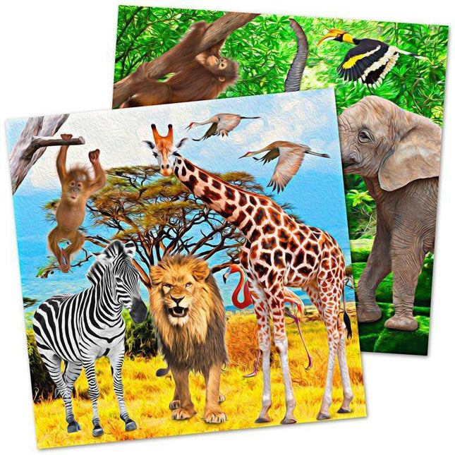 Servilletas Animales Safari 33cm 20ud