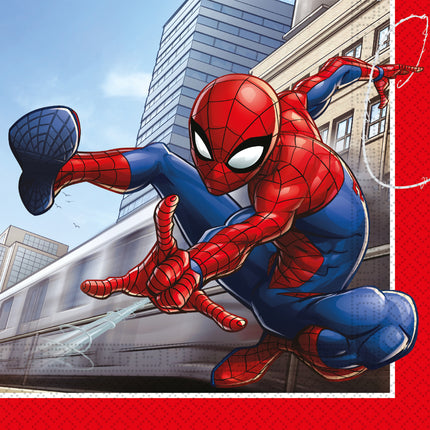 Servilletas Spiderman 33cm 20ud