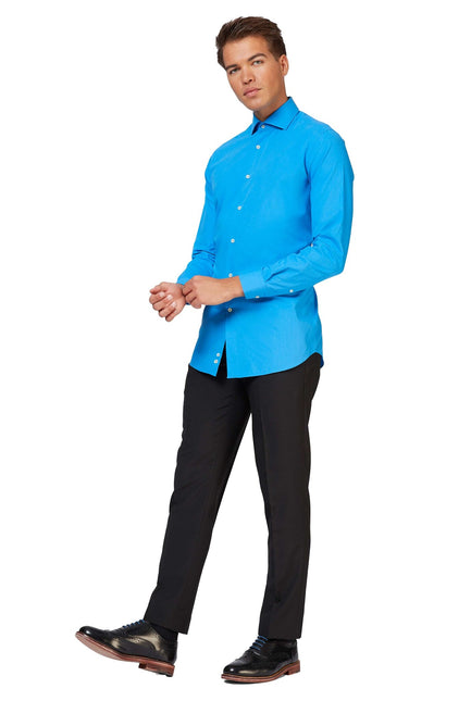 Camisa Azul Hombre <tc>OppoSuits</tc>