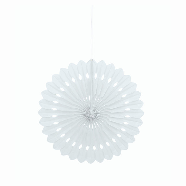 Abanico de Papel Blanco 40cm