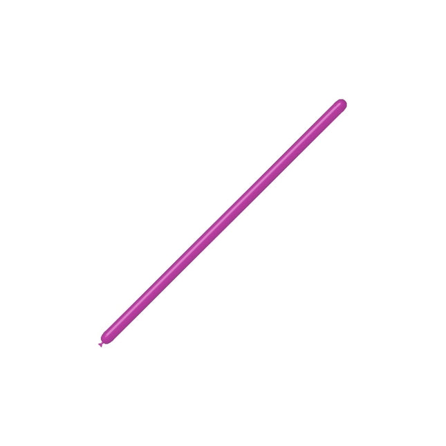 Globos de modelar fucsia 2,5cm 150cm 100pcs