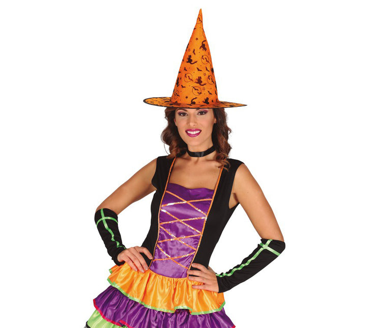 Sombrero de bruja de Halloween Naranja