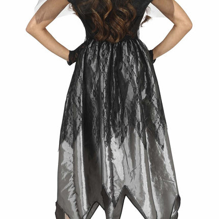 Disfraz de Novia Fantasma de Halloween Negro para Mujer