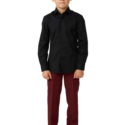 Camisa Negra Niño <tc>OppoSuits</tc>