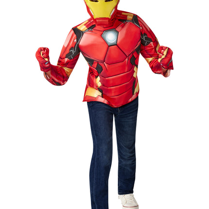 Set Infantil Traje Iron Man