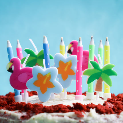 Velas de Cumpleaños No Inflables 6cm 10pcs