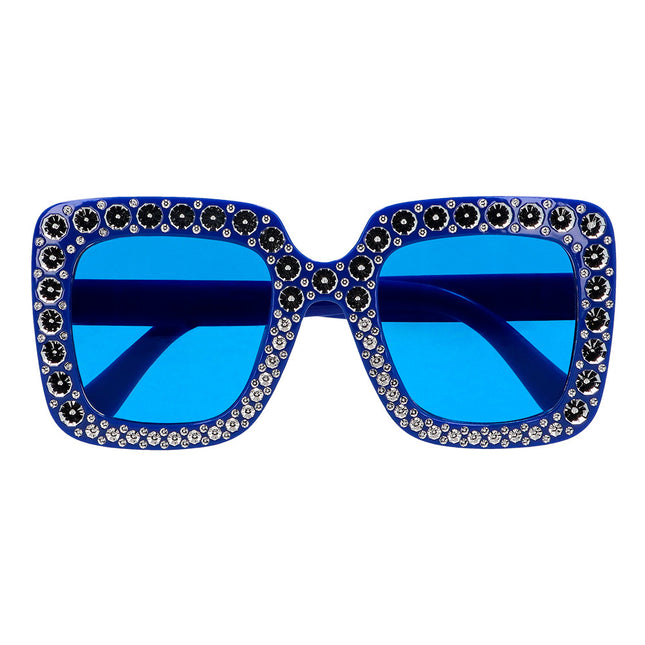 Gafas Azules Purpurina