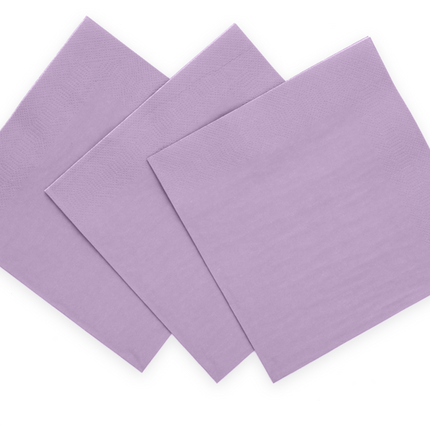 Servilletas Lilas 3 Capas 33cm 20uds.