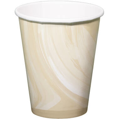 Vasos Beige Mármol 250ml 6uds.