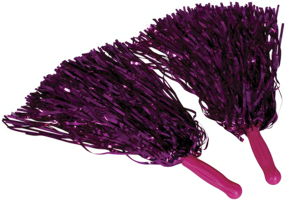 Pompones fucsia 2uds.