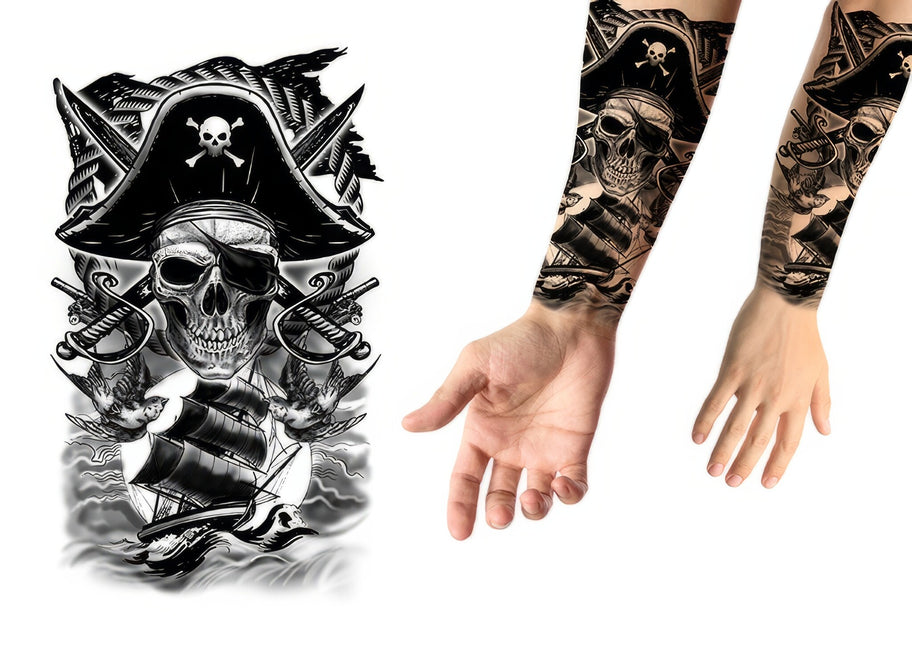 Tatuaje Falso Piratas 30cm