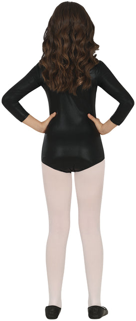 Maillot Negro Niña Metalizado