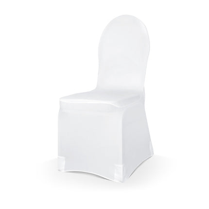 Funda elástica para silla blanca