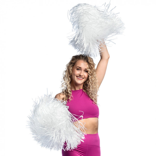 Pompón Blanco 46cm