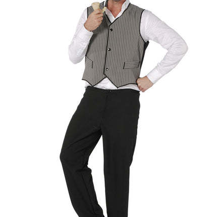 Chaleco de rayas para hombre