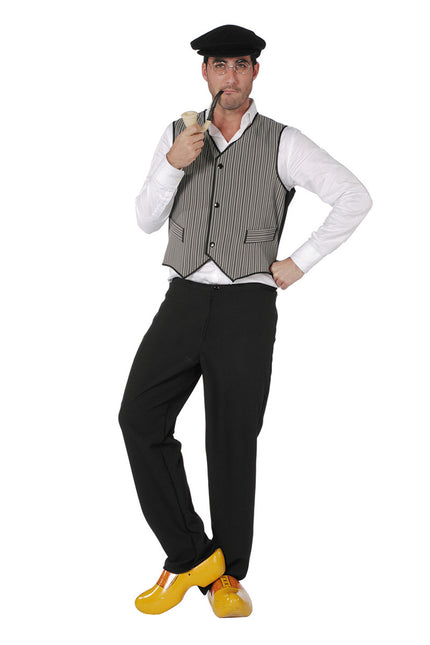 Chaleco de rayas para hombre