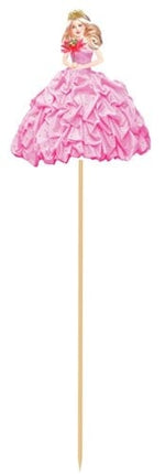 Figuras de princesa para magdalenas 20cm 8pcs