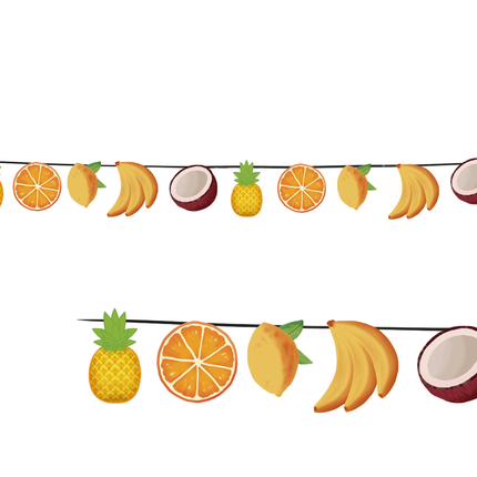 Guirnalda de Frutas Exóticas 3m
