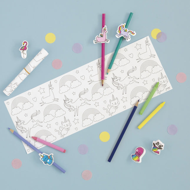 Unicornio Set para colorear 3 piezas