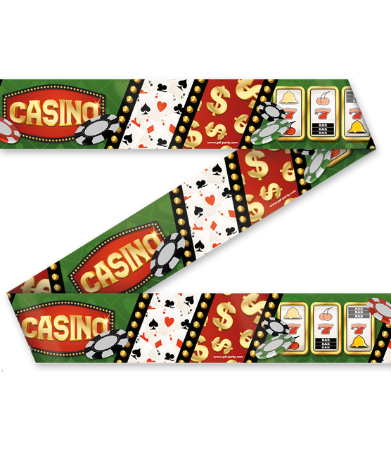 Cinta de fiesta Casino 1,2 m