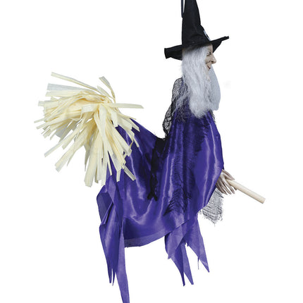 Halloween Decoración Colgante Bruja 60cm