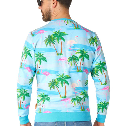 Jersey Hawaii Flamingo Hombre <tc>OppoSuits</tc>