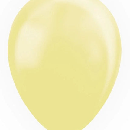 Globos Amarillos Macaron Pastel 30cm 100pcs
