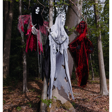 Muñeca Halloween Esqueleto Gris 180cm