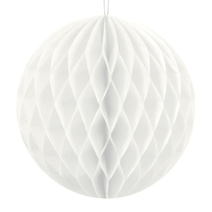 Bola Panal Blanca 10cm