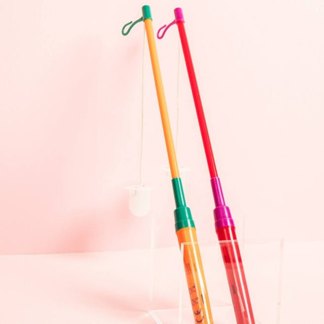 Palo de linterna Rojo 40 cm incl. batería