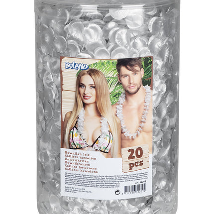 Guirnalda Hawaii Set Plata 20pcs