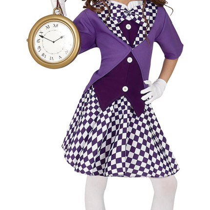 Mago Vestido Morado Niña