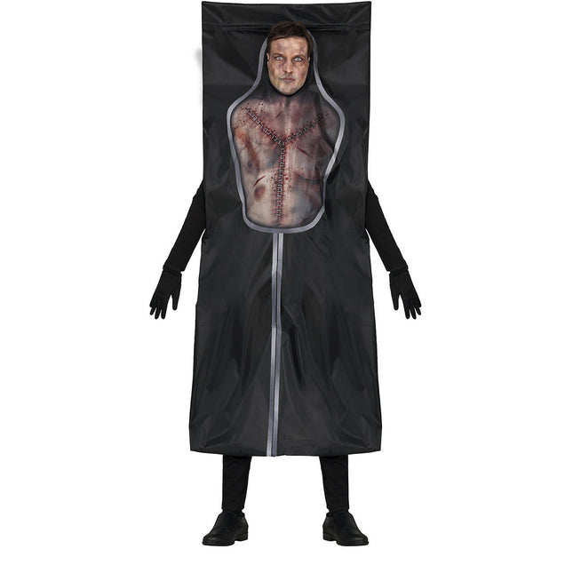Bolsa cadáver Disfraz Halloween negro L