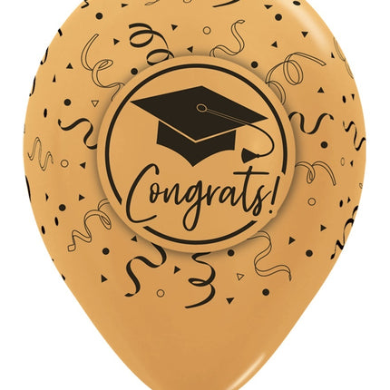 Globos Congrats Graduation Mix 30cm 25pcs