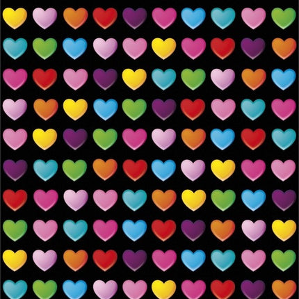 Pegatinas Corazones de Colores 174uds