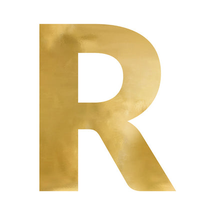 Espejo letra R Oro 60cm