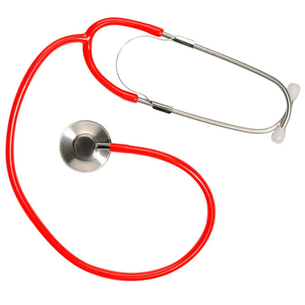 Estetoscopio Falso Médico Rojo