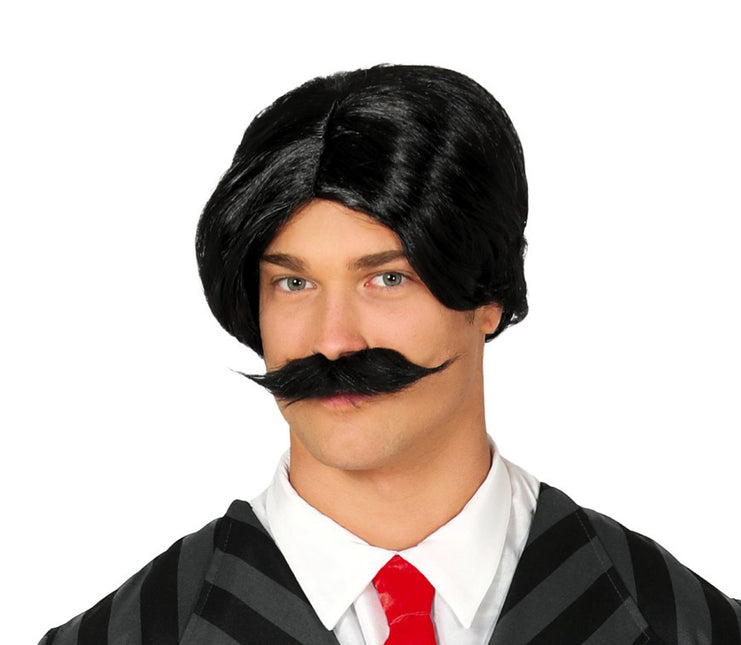 Bigote Peluca Negra