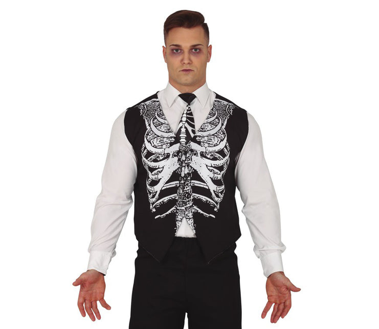 Set de 2 vestidos de esqueleto de Halloween