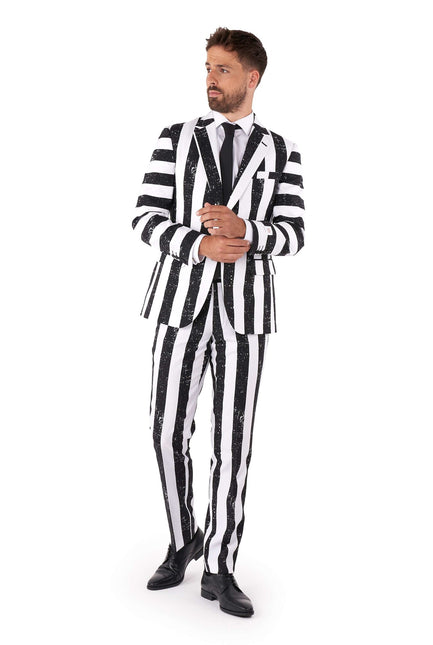 Traje Beetlejuice Hombre <tc>OppoSuits</tc>