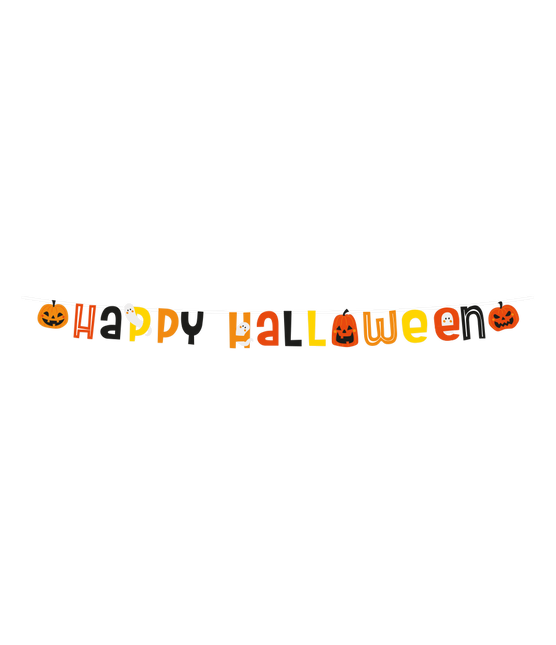 Guirnalda de letras de Halloween 2,5 m