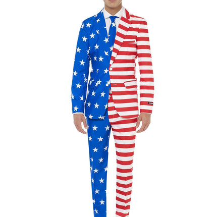 Traje Bandera USA Hombre <tc>Suitmeister</tc>