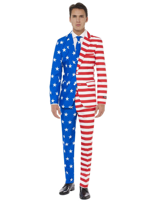 Traje Bandera USA Hombre <tc>Suitmeister</tc>