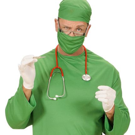 Estetoscopio Falso Médico Rojo