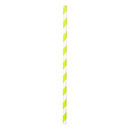 Pajitas Neón Papel 20cm 20uds.