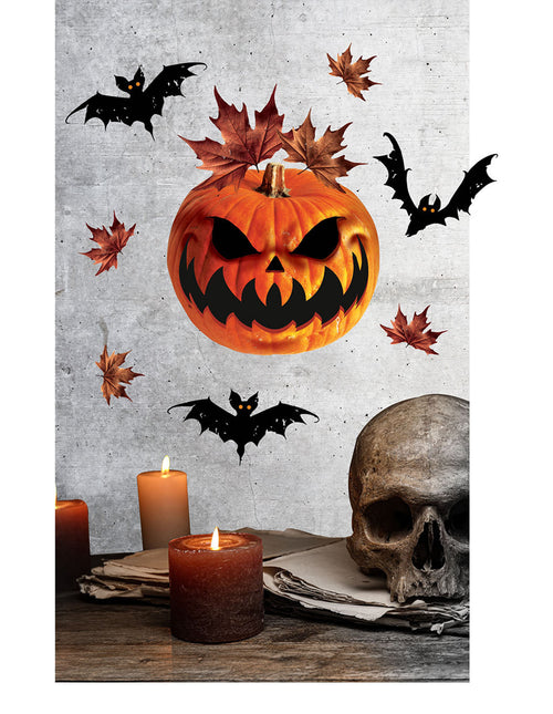 Decoración de pared de Halloween Calabaza 70cm